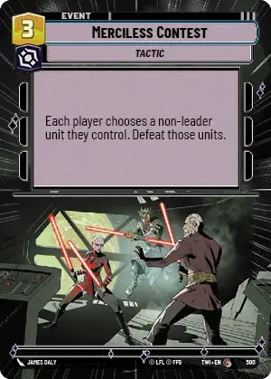 Merciless Contest - HYPERSPACE-FOIL