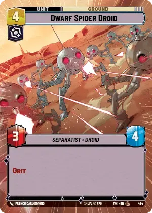 Dwarf Spider Droid - HYPERSPACE-FOIL