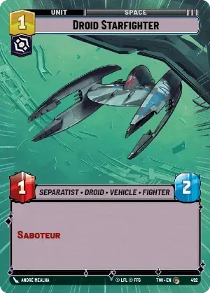 Droid Starfighter - HYPERSPACE-FOIL