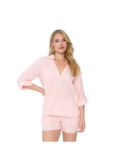LingaDore - Piżama Peach 8409SET różowy S