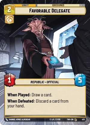 Favorable Delegate - HYPERSPACE-FOIL