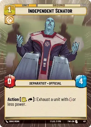 Independent Senator - HYPERSPACE-FOIL
