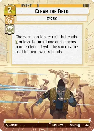 Clear the Field - HYPERSPACE-FOIL