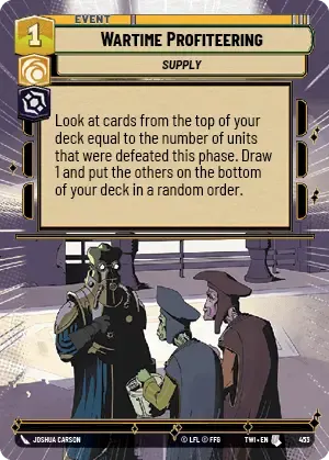 Wartime Profiteering - HYPERSPACE-FOIL
