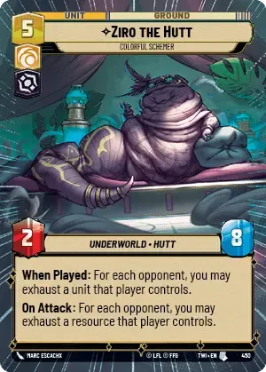 Ziro the Hutt - HYPERSPACE-FOIL