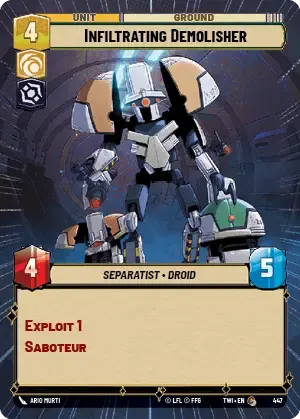 Infiltrating Demolisher - HYPERSPACE-FOIL