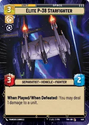 Elite P-38 Starfighter - HYPERSPACE-FOIL