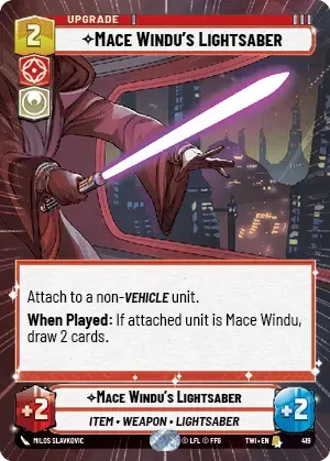 Mace Windu's Lightsaber - HYPERSPACE-FOIL