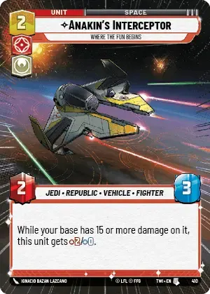 Anakin's Interceptor - HYPERSPACE-FOIL