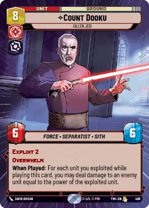 Count Dooku - HYPERSPACE-FOIL