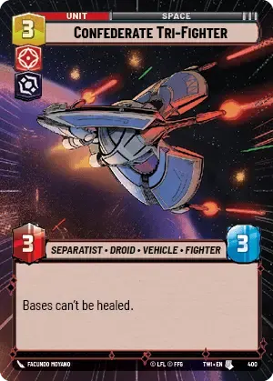 Confederate Tri-Fighter - HYPERSPACE-FOIL