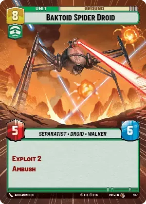 Baktoid Spider Droid - HYPERSPACE-FOIL