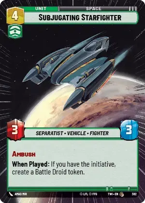 Subjugating Starfighter - HYPERSPACE-FOIL