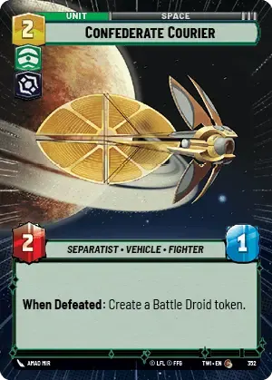 Confederate Courier - HYPERSPACE-FOIL