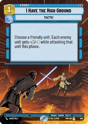 I Have the High Ground - HYPERSPACE-FOIL