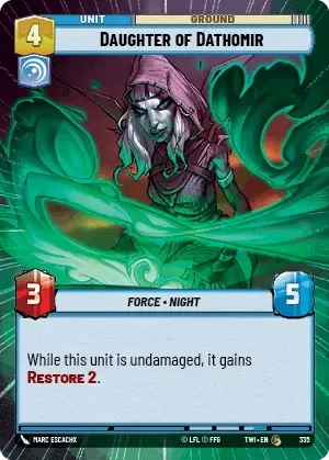 Daughter of Dathomir - HYPERSPACE-FOIL