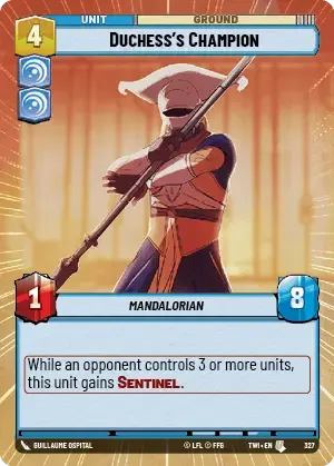 Duchess's Champion - HYPERSPACE-FOIL