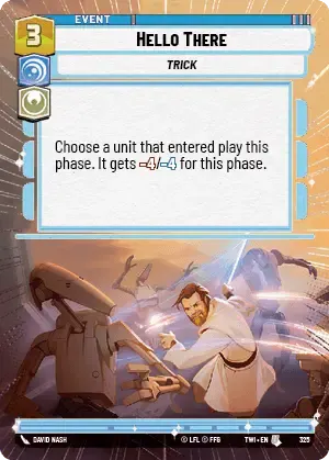 Hello There - HYPERSPACE-FOIL