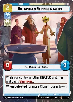 Outspoken Representative - HYPERSPACE-FOIL