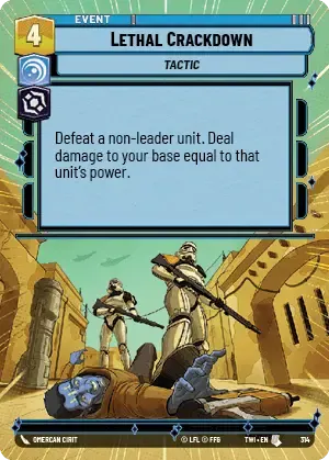 Lethal Crackdown - HYPERSPACE-FOIL