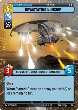 Devastating Gunship - HYPERSPACE-FOIL