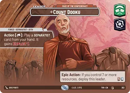 Count Dooku - FOIL (showcase)