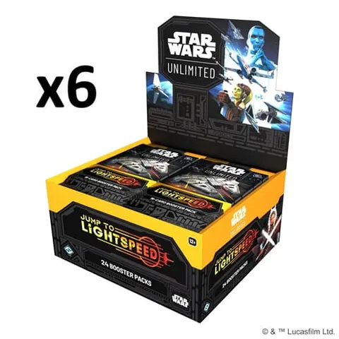 Star Wars: Unlimited - Jump to Lightspeed - Booster Box x6 (case)