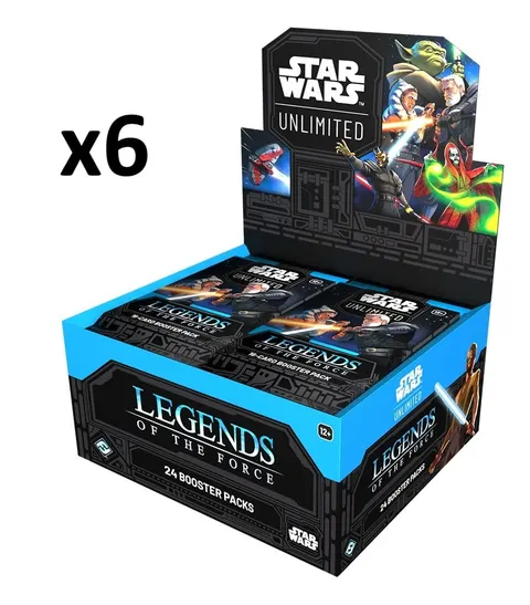 Star Wars: Unlimited - Legends of the Force - Booster Box x6 (case)