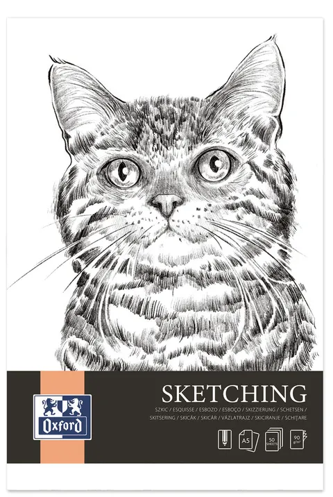 Blok szkicownik A5/50k Sketching klejony Oxford A 5 HAMELIN 400200052
