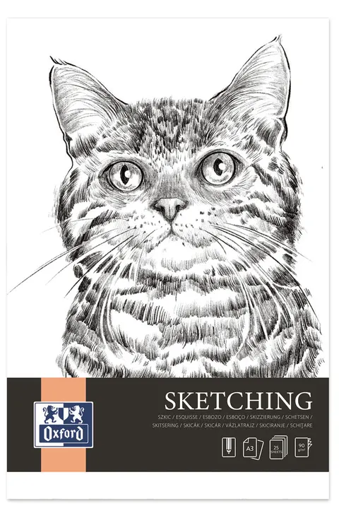 Blok szkicownik A3/25k Sketching klejony Oxford A 5 HAMELIN 400200050