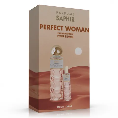 SAPHIR WOMEN Woda perfumowana PERFECT, zestaw edp 200 ml + 30 ml