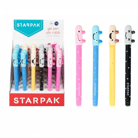 Długopis żelowy zamykany 0,5 Robbi display A 24 STARPAK 434066