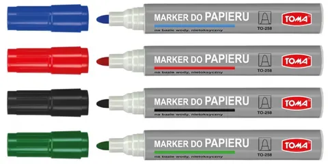 Marker do flipchart okr 4KOL TO-258 etui