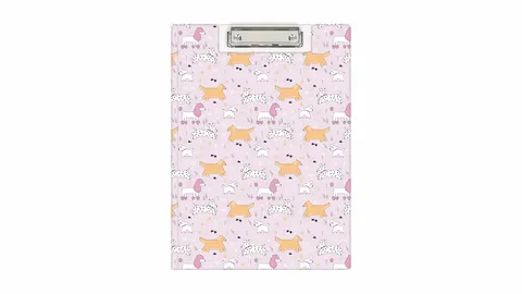 Clipboard A4 PVC zamykany Puppies BIURFOL KHN-04-36