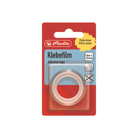 Taśma klejąca Herlitz 10MX12 mm przezroczysta 10410413 b/c