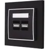 Gniazdo Ładowarka 2Xusb 3.1A Z Ramką Mini 12/07