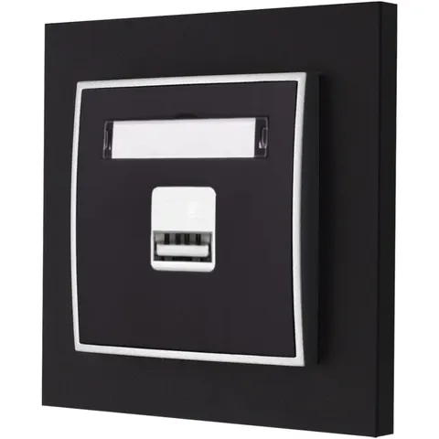 Gniazdo Ładowarka 1Xusb 2A Z Ramką Mini 12/07