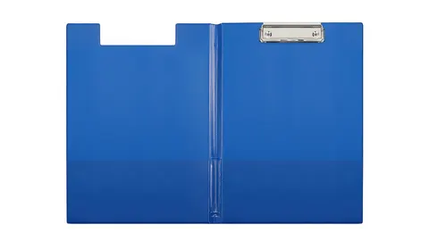 Clipboard A4 PVC zamykany niebieski BIURFOL KH-04-01