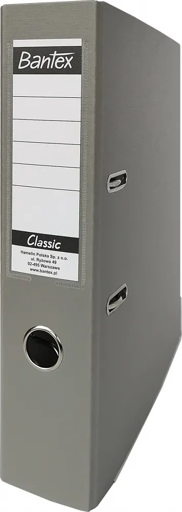 Segregator dźwigniowy A4 Bantex Classic Budget, grzbiet 75 mm, szary