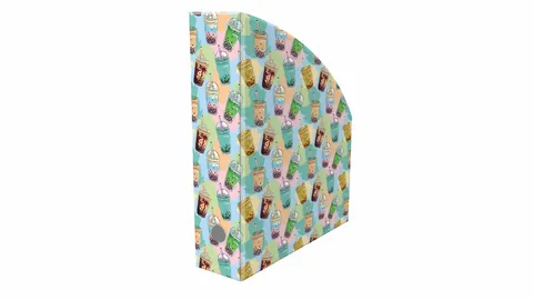 Pojemnik na dokumenty A4/7 cm PVC Bubble Tea BIURFOL NSE-01-37