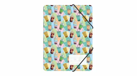 Teczka z gumką A4 PP Bubble Tea BIURFOL TGN-A4-37