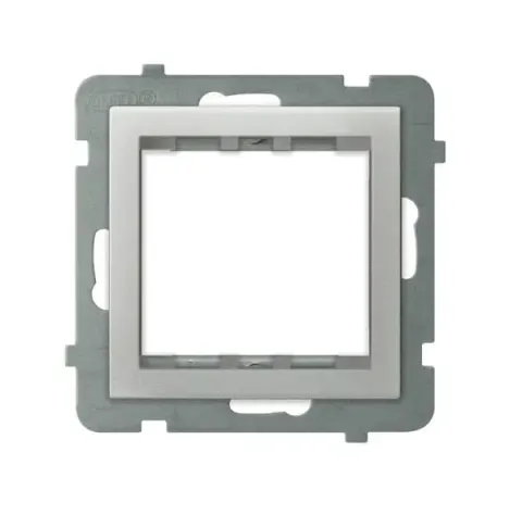 Sonata Srebro Mat Adapter Podtynkowy Systemu Ospel 45 Do Serii Sonata Ap45-1R/M/38