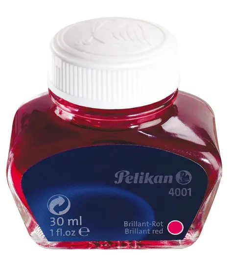 Atrament czerwony 30ml PELIKAN 400142565