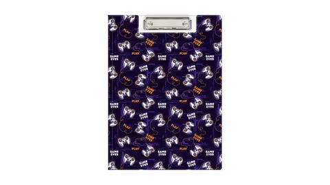 Clipboard A4 PVC zamykany GamePad BIURFOL KHN-04-33