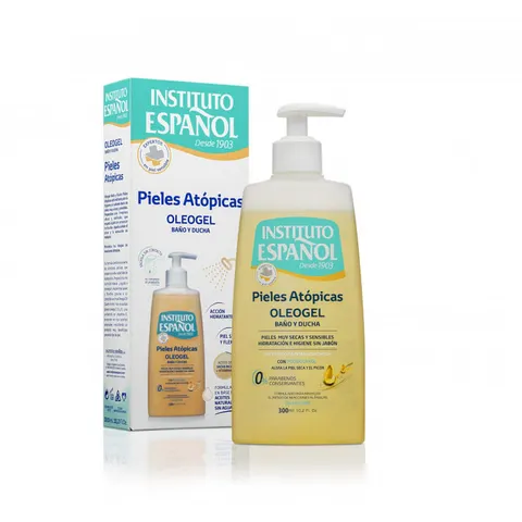 INSTITUTO ESPANOL ATOPIC Żel do kąpieli i pod prysznic dla skóry atopowej, 300 ml