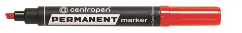 Marker permanentny ścięty czerwony A 10 CENTROPEN 8576