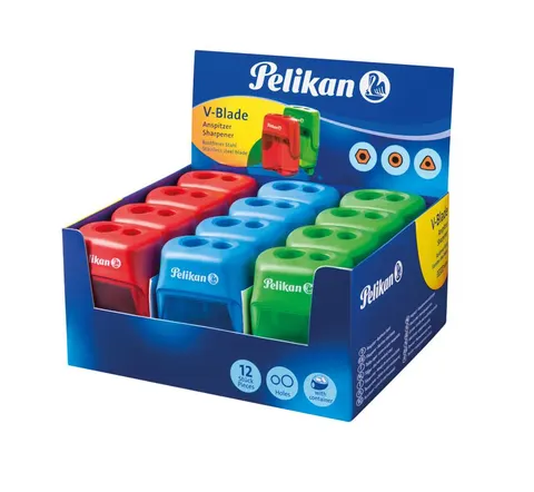 Temperówka plastikowa 2ostrza PELIKAN 700238