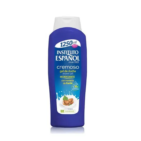 INSTITUTO ESPANOL SHEA Nawilżający kremowy żel pod prysznic z masłem shea, 1250 ml
