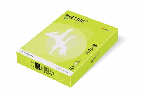 Papier xero A4 160 g zielony jasny Maestro op.500 arkuszy IGEPA 941LG46A16