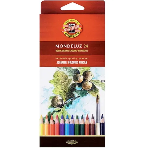 Kredki akwarelowe 24 kolorów mondeluz KOH-I-NOOR